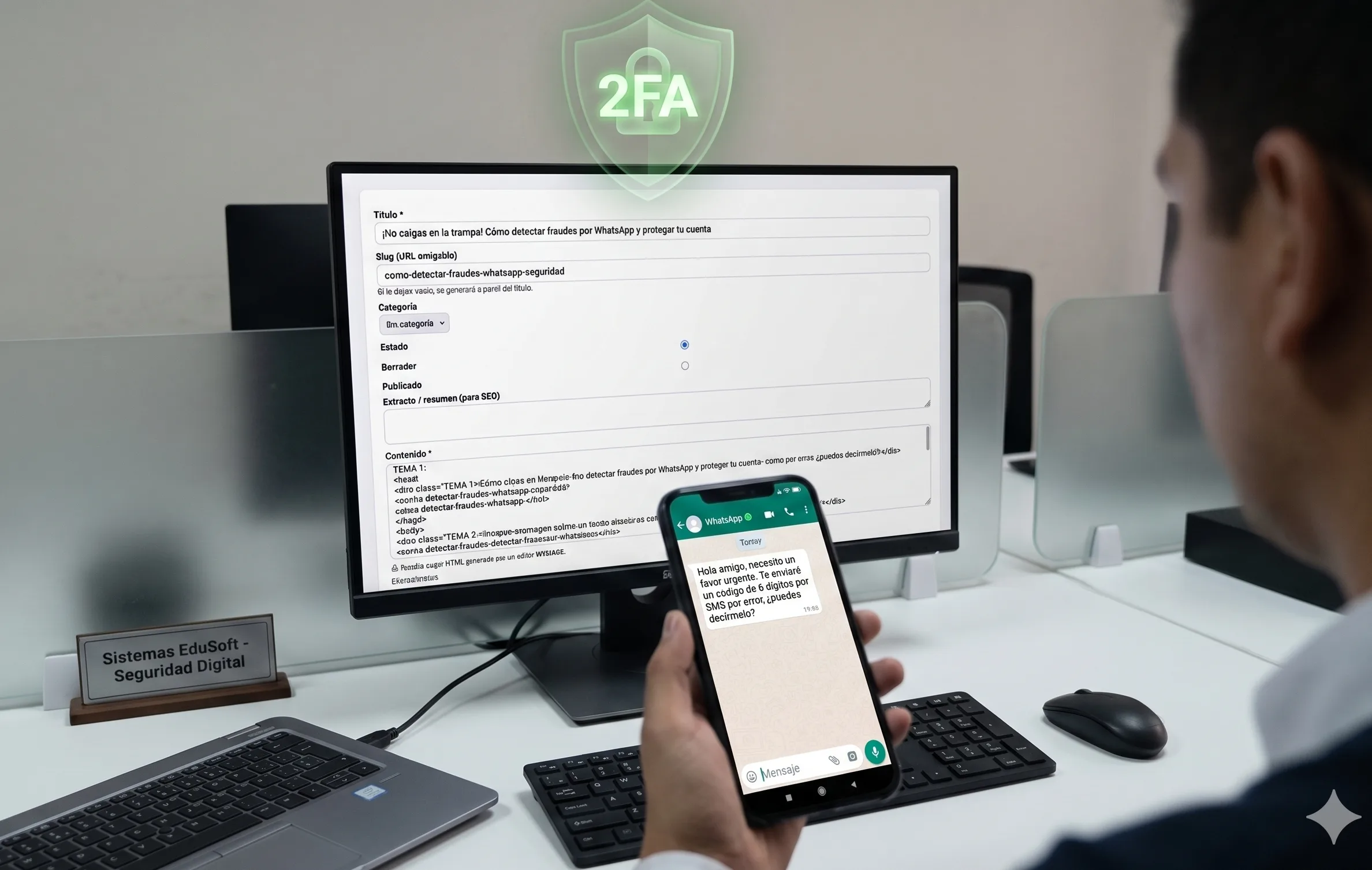 ¡No caigas en la trampa! Cómo detectar fraudes por WhatsApp y proteger tu cuenta