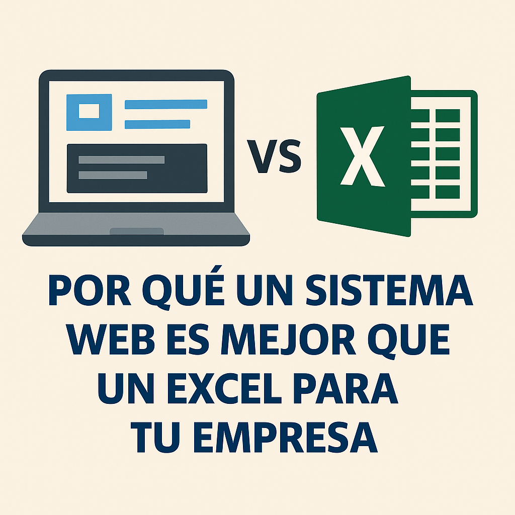 Por qué un sistema web es mejor que un Excel para tu empresa